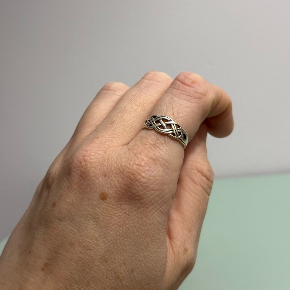 Sterling Silver Braided Ring - Picture 4 of 7